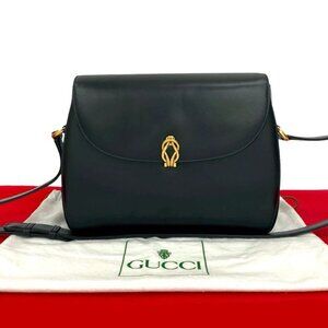 Gucci Vintage Hardware Calf Leather Shoulder Bag Semi-shoulde